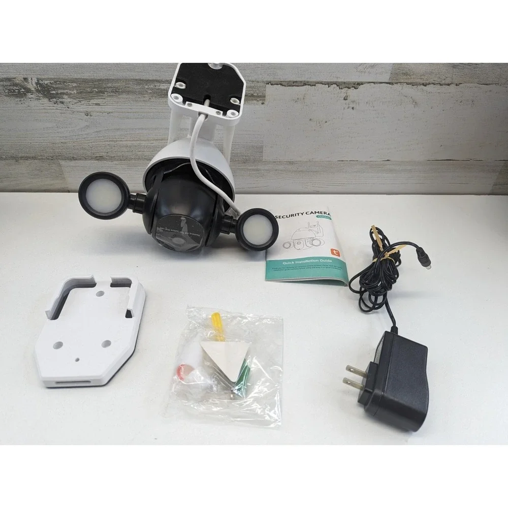 3MP Smart Camera WiFi Floodlight Security Camera Outdoor‎ Video Surveillance